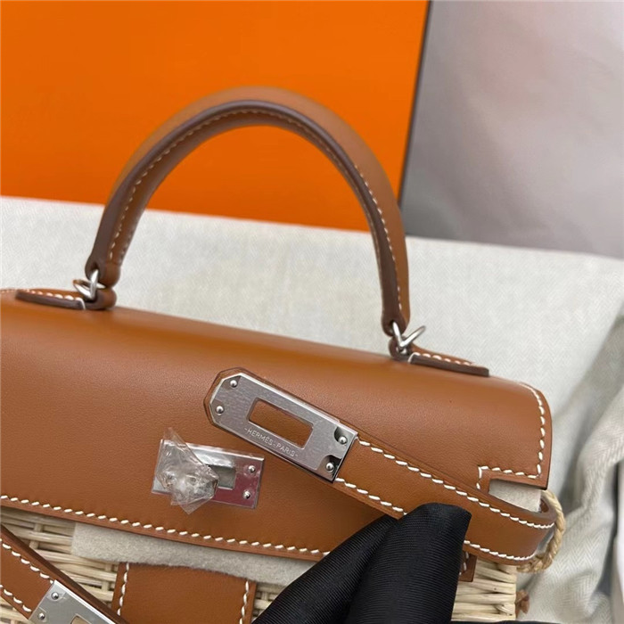HERMES 에르메스 피크닉 켈리백 20CM 오리지날 가죽사용 (100%수작업) H900111